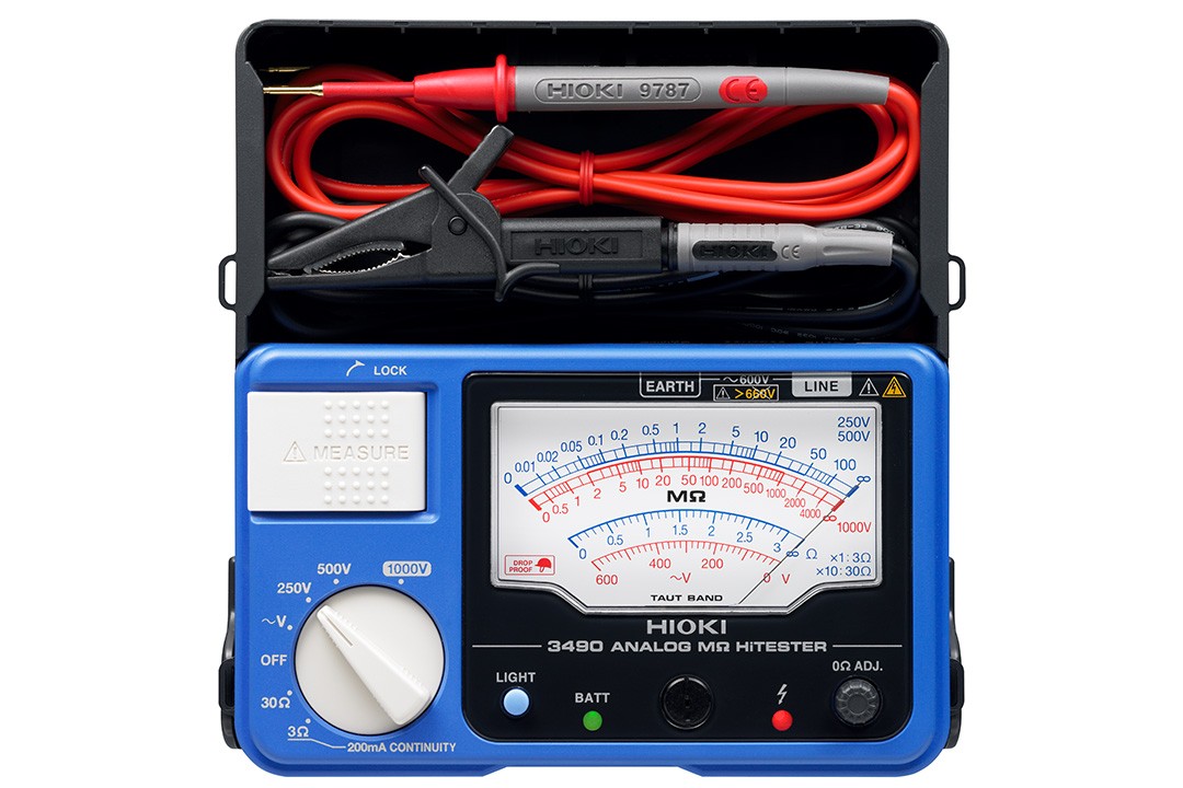 日本hioki絕緣電阻表 3490 三檔電壓量程，絕緣測試高達4000MΩ